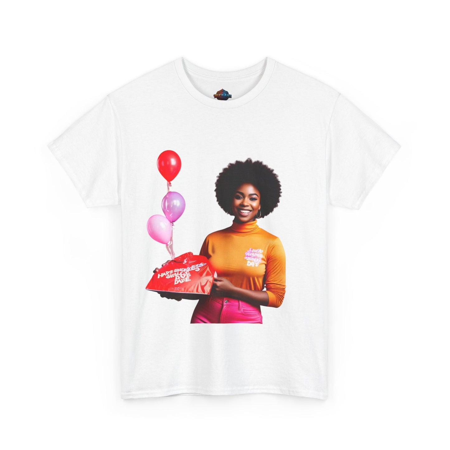 Cotton Tee Happy Singles Day Celebration Shirt