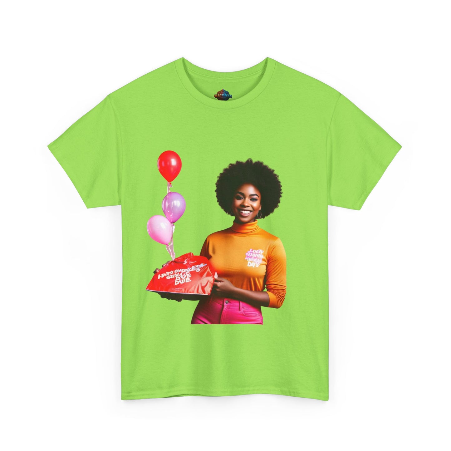 Cotton Tee Happy Singles Day Celebration Shirt