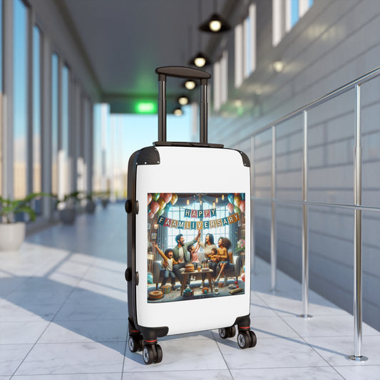 Custom Family Anniversary Suitcase - Celebrate Togetherness with a Unique Travel Companion!