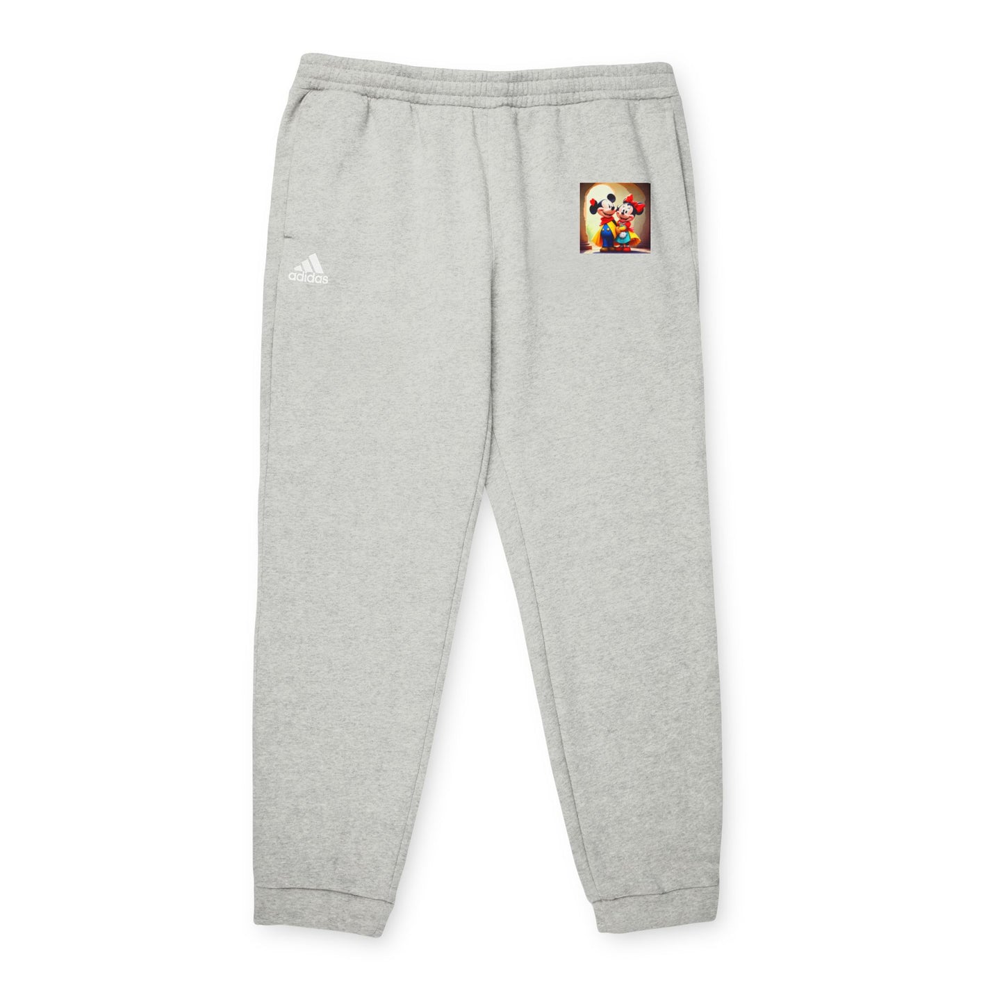 Fleece Joggers with Colorful Design - Comfortable Unisex Athletic Pants