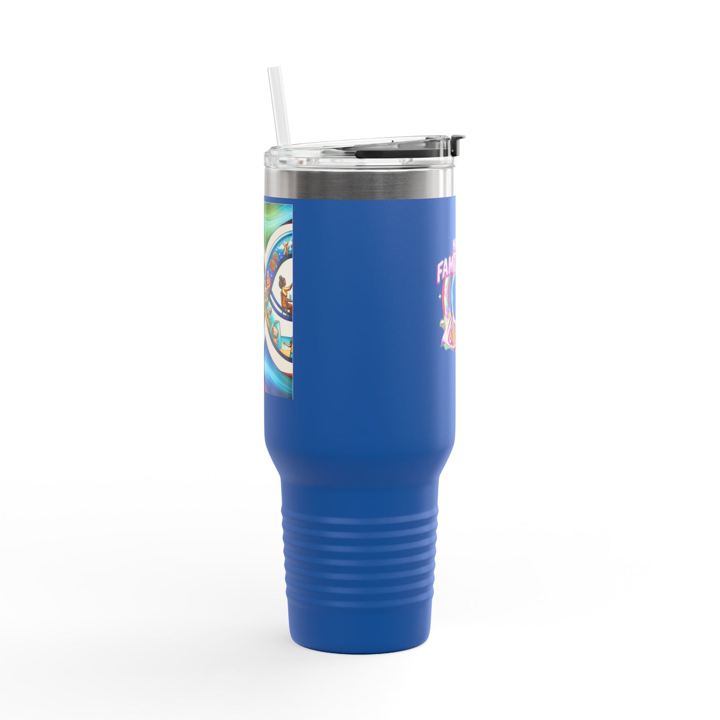 Happy Familyversary Insulated Travel Mug - 40oz - Stylish & Durable Drinkware for Celebrations