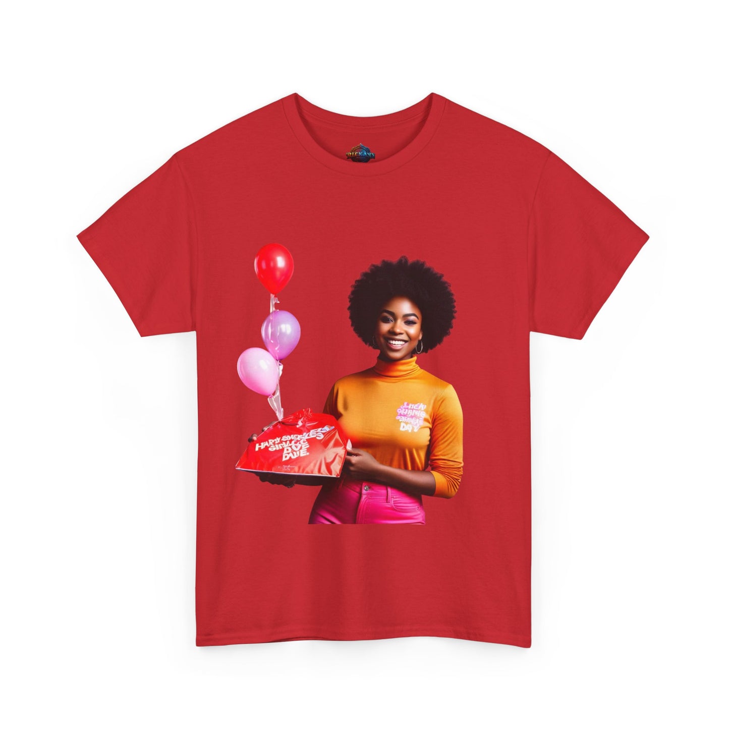 Cotton Tee Happy Singles Day Celebration Shirt