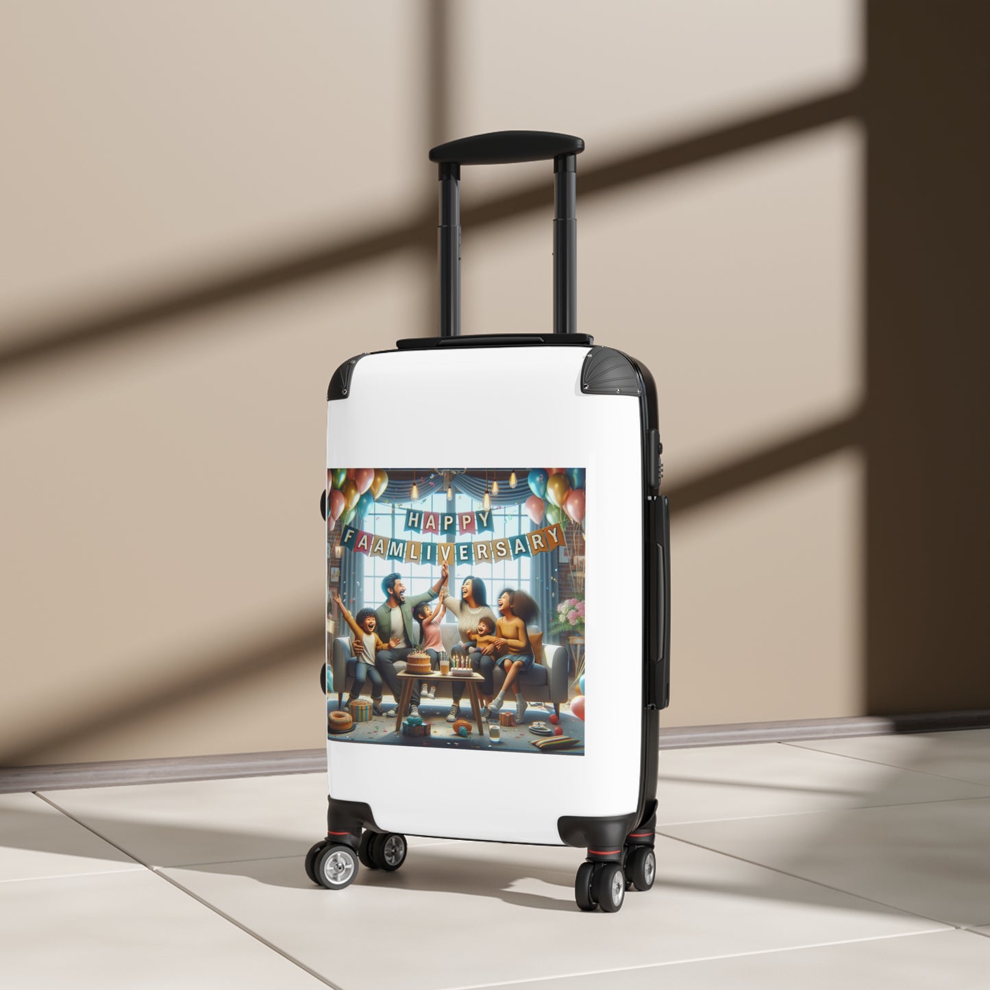 Custom Family Anniversary Suitcase - Celebrate Togetherness with a Unique Travel Companion!