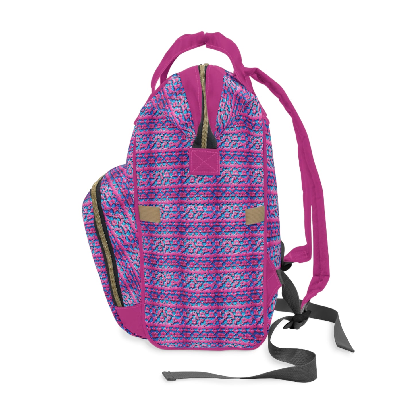 Colorful Multifunctional Diaper Backpack - Stylish & Practical Baby Bag