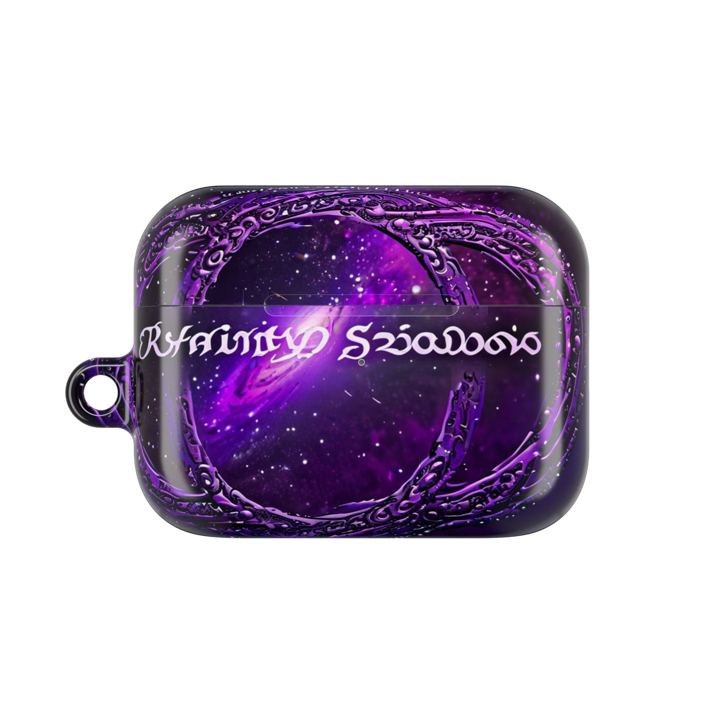 Galactic Purple AirPod Case, Stylish Earbud Holder, Unique Gift for Music Lovers, Cosmic Accessory for Teens, Perfect for Holidays