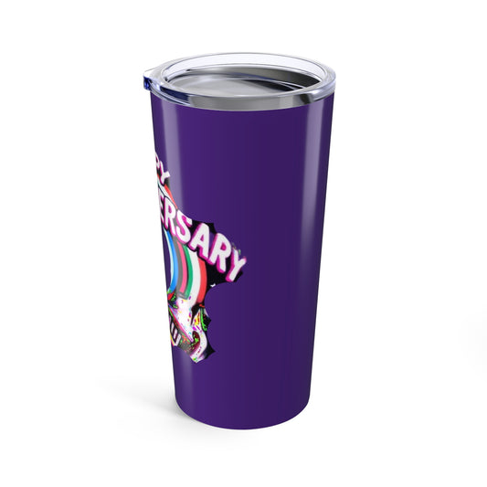 20oz Tumbler - Happy Familiversary Design, Personalized Gift for Celebrations