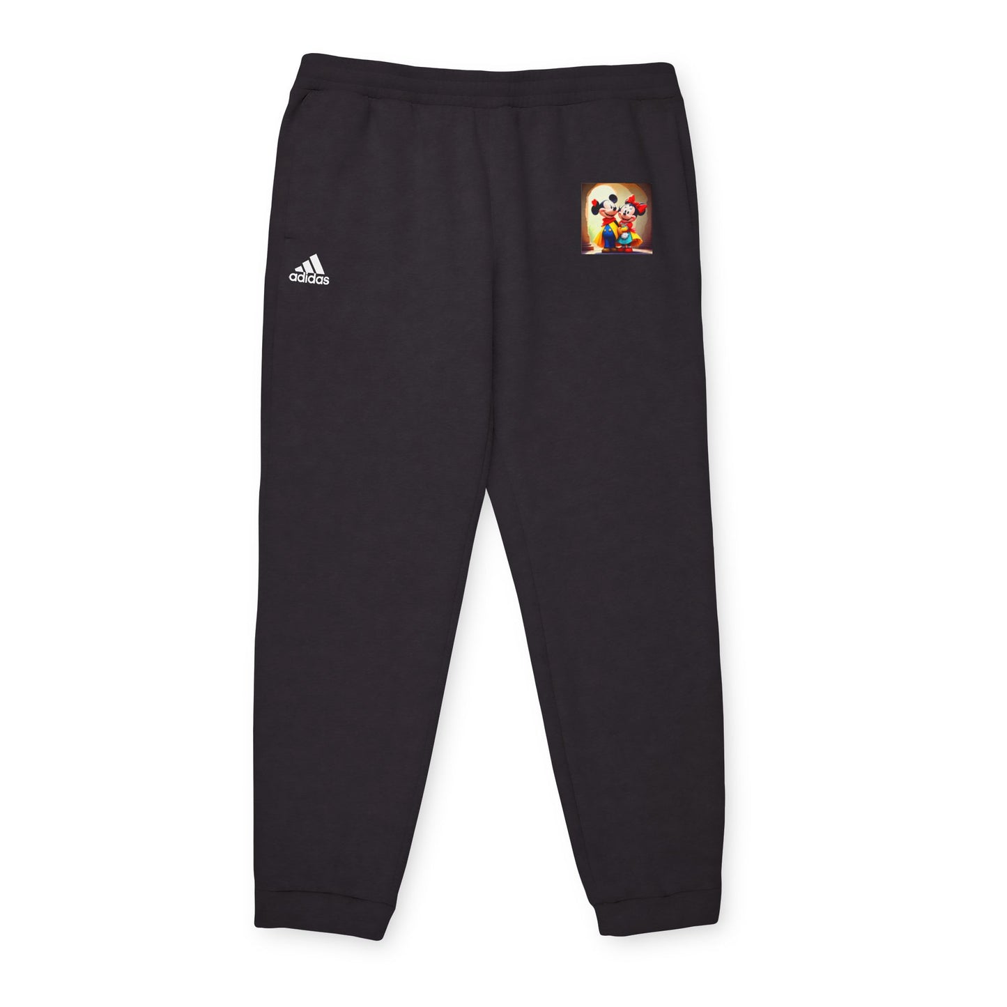 Fleece Joggers with Colorful Design - Comfortable Unisex Athletic Pants