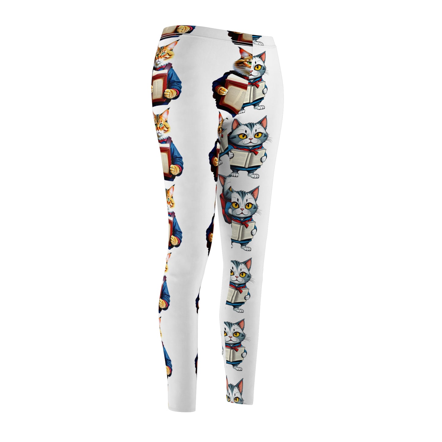 Adorable Cat-Themed Casual Leggings for Cat Lovers