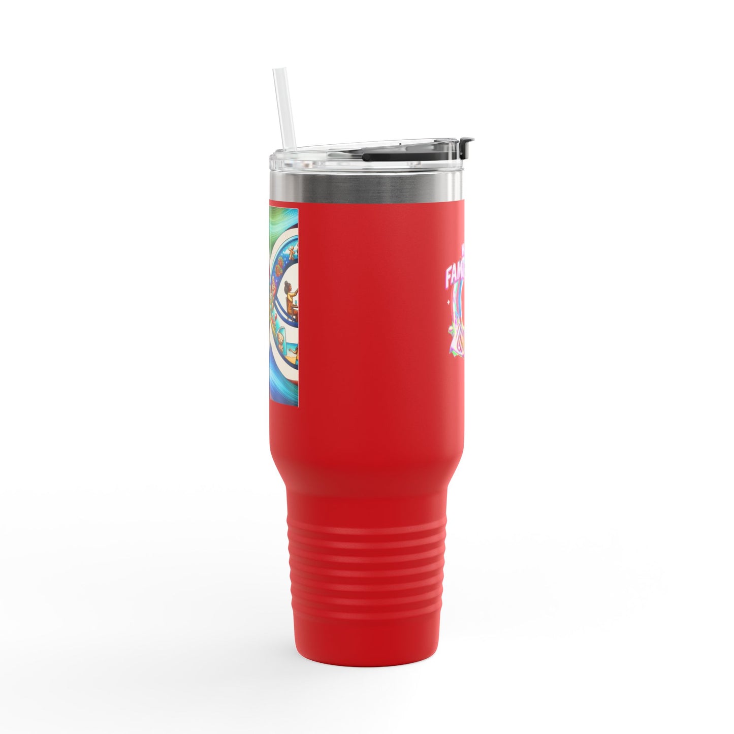 Happy Familyversary Insulated Travel Mug - 40oz - Stylish & Durable Drinkware for Celebrations