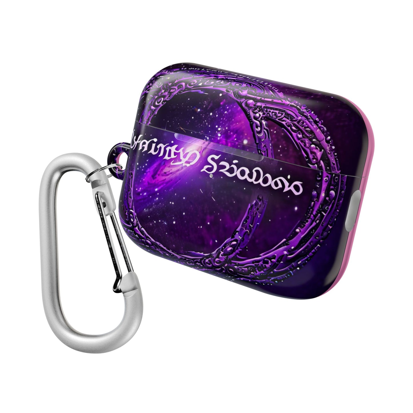 Galactic Purple AirPod Case, Stylish Earbud Holder, Unique Gift for Music Lovers, Cosmic Accessory for Teens, Perfect for Holidays