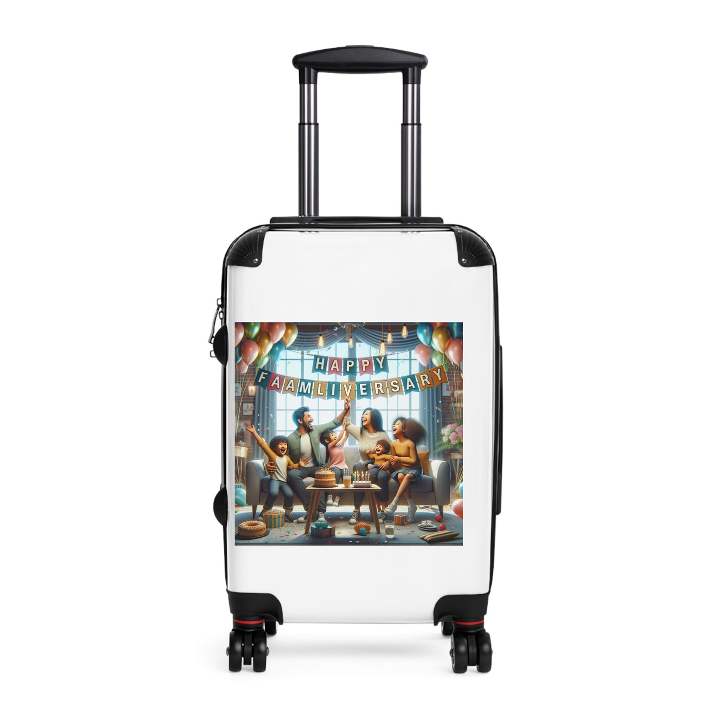 Custom Family Anniversary Suitcase - Celebrate Togetherness with a Unique Travel Companion!