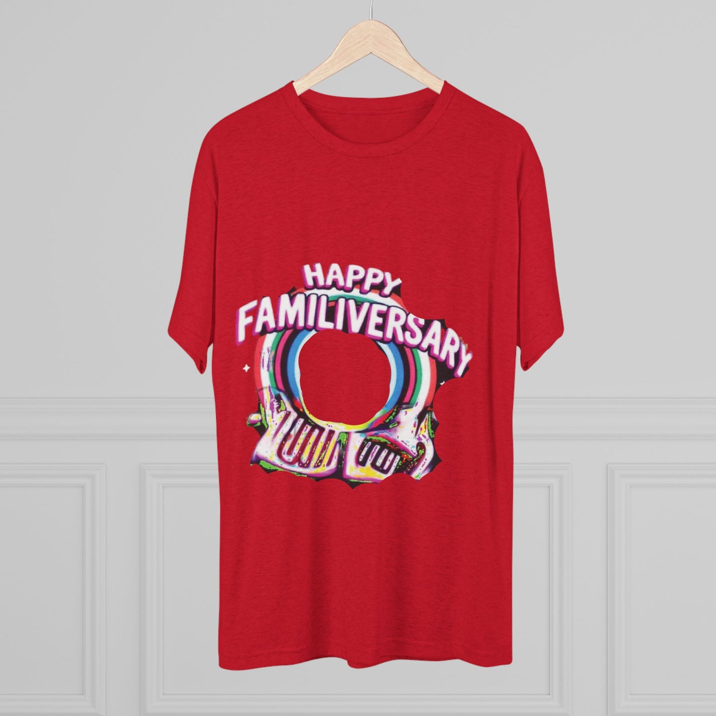 Happy Familiversary Unisex Tri-Blend Crew Tee - Celebrate Family Love