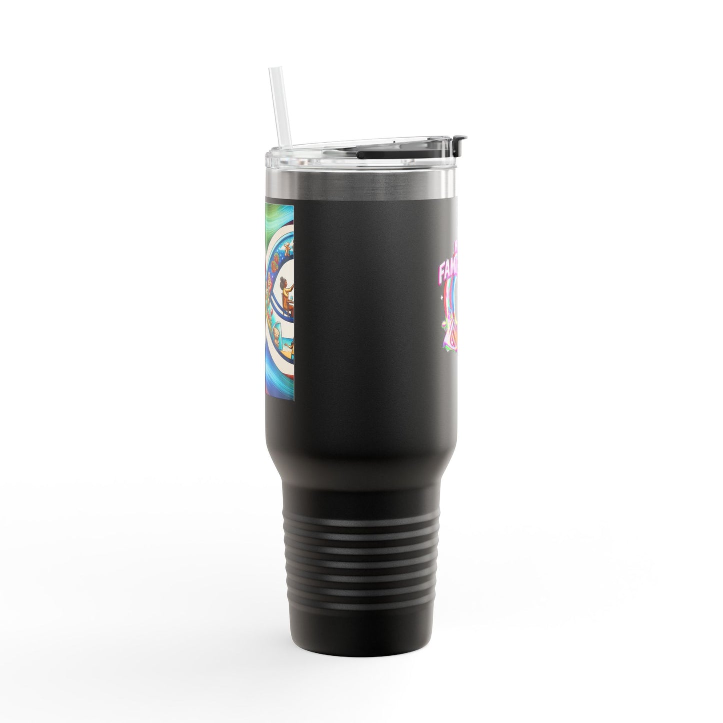 Happy Familyversary Insulated Travel Mug - 40oz - Stylish & Durable Drinkware for Celebrations