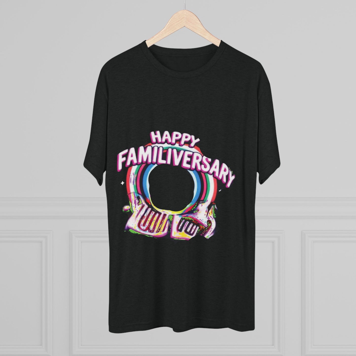 Happy Familiversary Unisex Tri-Blend Crew Tee - Celebrate Family Love