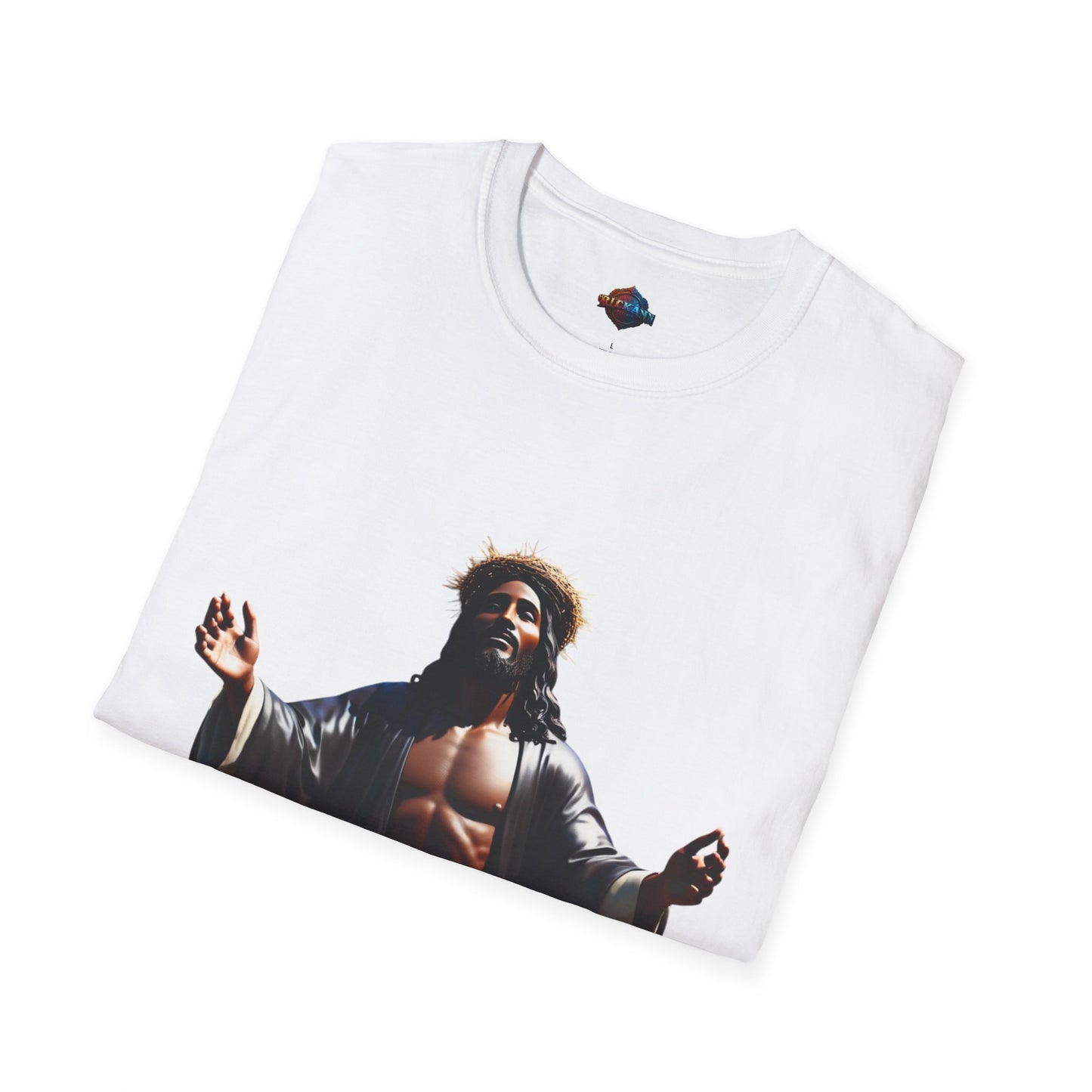 Inspirational Jesus Graphic Unisex Softstyle T-Shirt