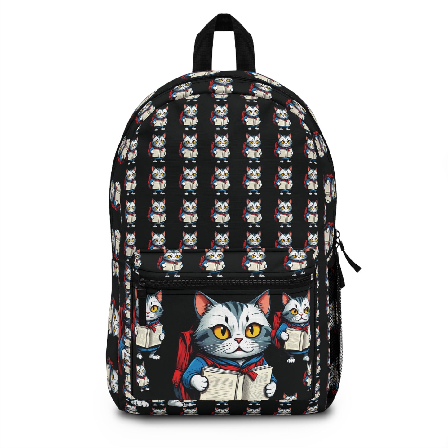 Backpack - Smart Cat with Book Design