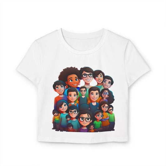 Happy Familiversary Women's Baby Tee - Celebrate Family Love