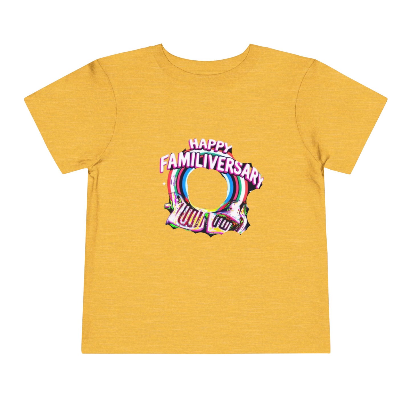 Toddler Tee - Happy Familiversary Design